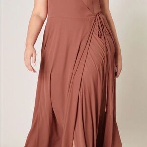Sugarlips Camel Brown Dress